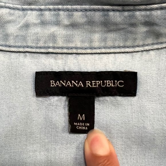 Banana Republic Light Blue Denim Dress - Picture 4 of 8